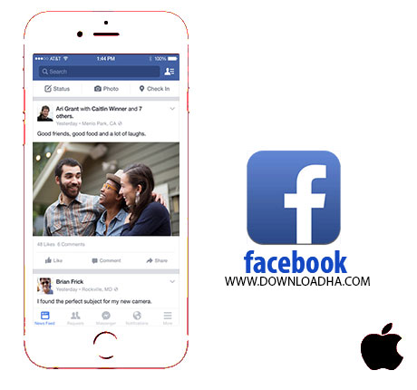  نرم افزار فیس بوک Facebook v47.0 – آیفون و آیپاد